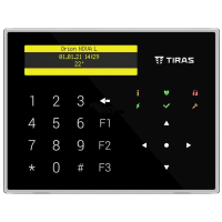 Клавиатура Tiras K-GLCD+(black)