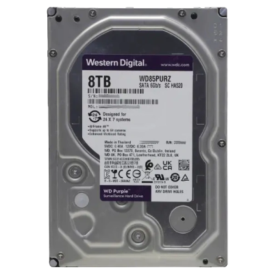 Жесткий диск внутренний Western Digital Purple WD85PURZ 8Тб