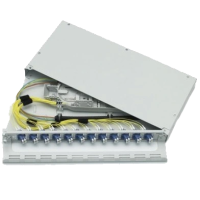 Оптический кросс в сборе ODF Line 1U 19″ LC12