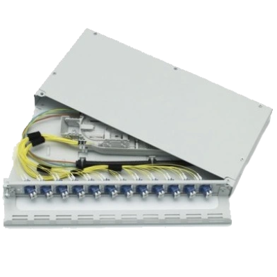 Оптический кросс в сборе ODF Line 1U 19″ LC12