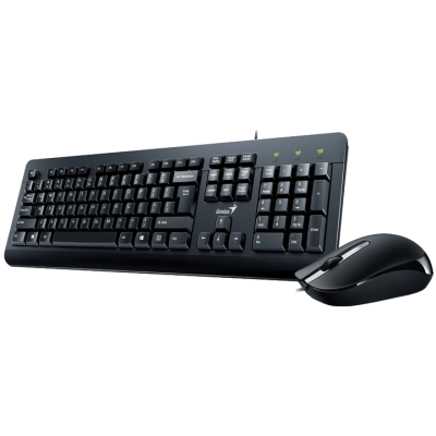 Комплект (клавиатура + мышь) Genius KM-160 Black Ukr (31330001419)