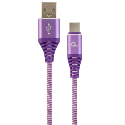 Кабель Cablexpert CC-USB2B-AMCM-2M-PW USB A - USB C 2м