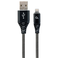 Кабель Cablexpert CC-USB2B-AMLM-2M-BW USB 2.0/Lightning 2м