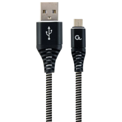 Кабель Cablexpert CC-USB2B-AMmBM-2M-BW USB 2.0/Micro B 2м
