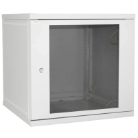 Шкаф настенный 19" IPCOM СН-12U-06-06-ДС-1-7035
