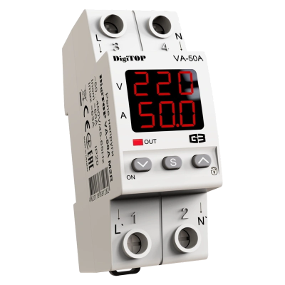 Реле напряжения DigiTop VА-50A M2R