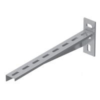 Консоль настенная (сварная) основа 600 мм METAKSAN DKK 60 EG