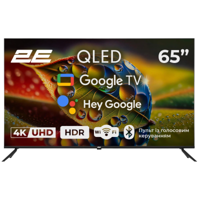 Телевизор 2E 65A77Q 65" дюймов 3840x2160 QLED Google TV