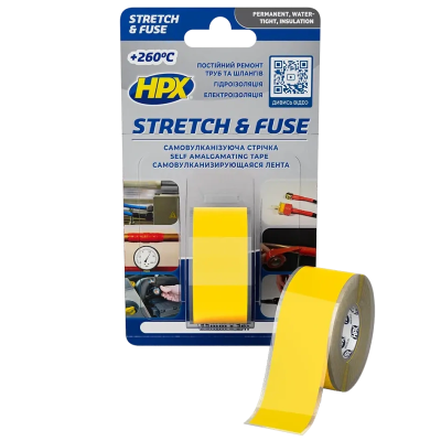 Лента силиконовая вулканизирующая HPX SG2503 Stretch&Fuse 25мм х 3м