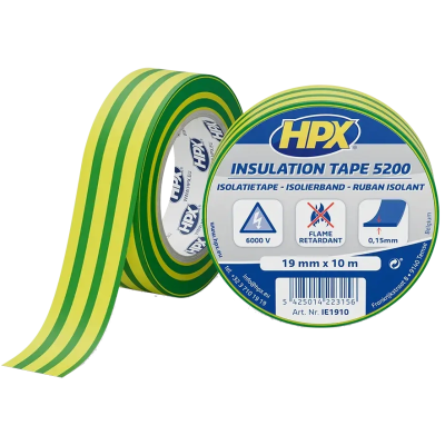 Лента ПВХ изоляционная HPX IE1910 HPX5200 19мм х 10м