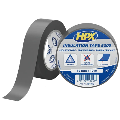 Лента ПВХ изоляционная HPX IG1910 HPX5200 19мм х 10м