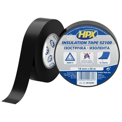 Лента ПВХ изоляционная HPX IB1920 HPX52100 19мм х 20м