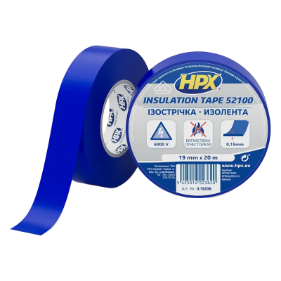 Лента ПВХ изоляционная HPX IL1920 HPX52100 19мм х 20м