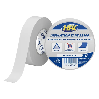 Лента ПВХ изоляционная HPX IW1920 HPX52100 19мм х 20м