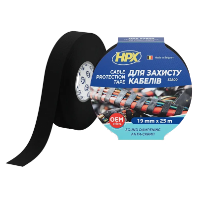 Лента для жгутовки и защиты кабелей HPX TP1910 19мм х 25м