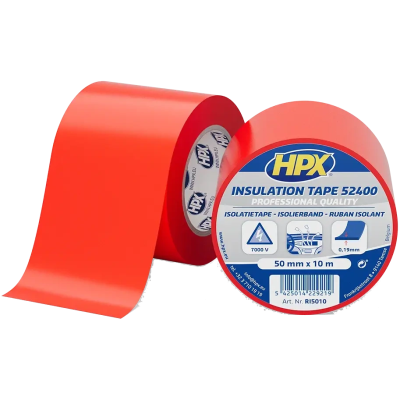 Лента ПВХ изоляционная HPX RI5010 52400 50мм x 10м