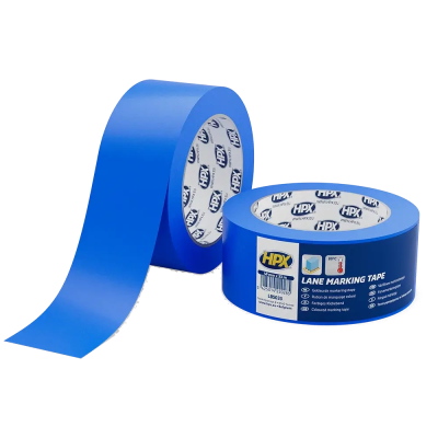 Лента самоклеящаяся для маркировки пола HPX LB5033 Lane Marking Tape 50мм x 33м