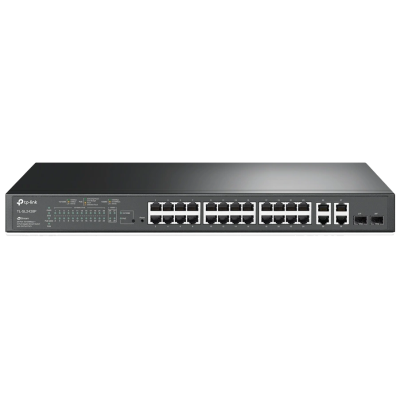 Коммутатор 24 порта управляемый TP-Link TL-SL2428P PoE+