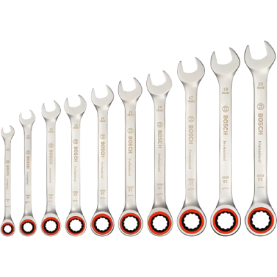 Набор ключей комбинированных Bosch Professional (1600A02AU0) 10 шт