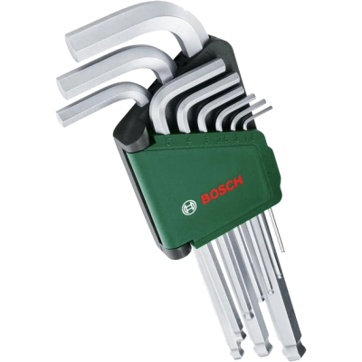 Набор шестигранных ключей Bosch (1600A02BX9) 9 шт 1.5-10 мм