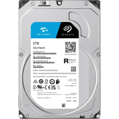 Жесткий диск внутренний Seagate SkyHawk ST2000VX017 2Тб