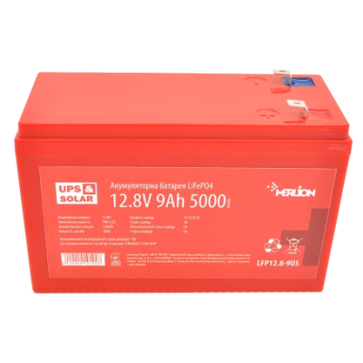 Литиевая аккумуляторная батарея Merlion LFP12.8-9US 12.8В 9А•ч