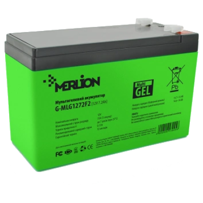 Свинцово-кислотная аккумуляторная батарея MERLION G-MLG1272F2 7.2 А●ч 12В