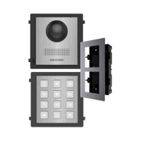 Комплект модулей Hikvision DS-KD8003-IME1NS + DS-KD-ACF2/Plastic + DS-KD-KP/S