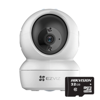 Комплект камера + карта памяти Ezviz H6c + Hikvision HS-TF-L2/32G