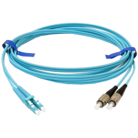 Патчкорд оптический CMS FC/UPC-LC/UPC MM (OM3) 3м Duplex Slim