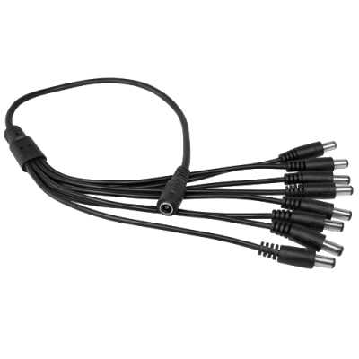 Делитель питания DC-F => 8xDC-M (D 5,5x2,5/1мм) 40см