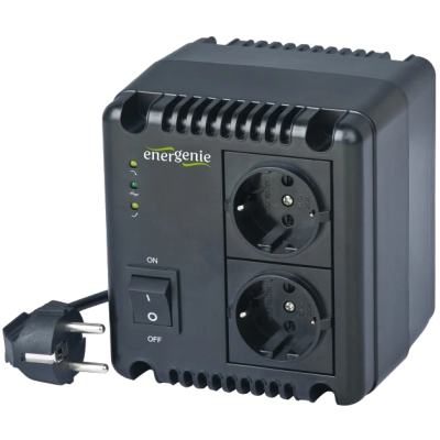 Автоматический регулятор и стабилизатор EnerGenie EG-AVR-1001 220В 1000 ВА