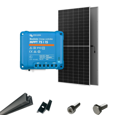 Комплект Victron Energy BlueSolar MPPT 75/15 + AIKO G645-MCH72Dw