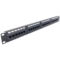 Патч-панель Hypernet NVC-PN-12/24 CAT5/CAT6 19" 1U 24 порта экранированная
