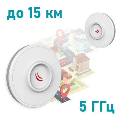 5GHz Wi-Fi точка доступа с усиленной антенной MikroTik DISC Lite5 ac (RBDiscG-5acD)