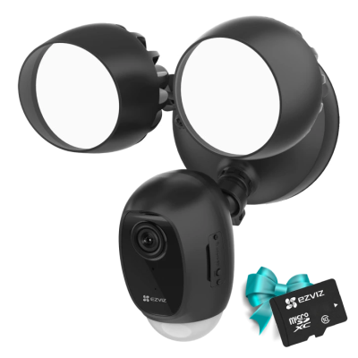 Комплект камера Ezviz LC1C black + карта памяти CS-CMT-CARDT32G-D
