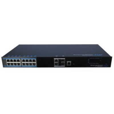 16-портовый управляемый POE коммутатор UTP7216E-POE-L2