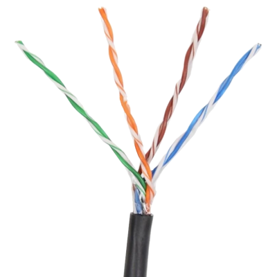 Кабель GM UTP 4*2*24AWG(0,51) СU CAT.5E PE (UTP медь наружная) 305 м