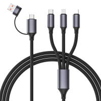 Кабель Cablexpert USB A/C-папа/Lightning/Micro/Type-C 1.5 м Кабель Cablexpert USB A/C-папа/Lightning/Micro/Type-C 1.5 м
