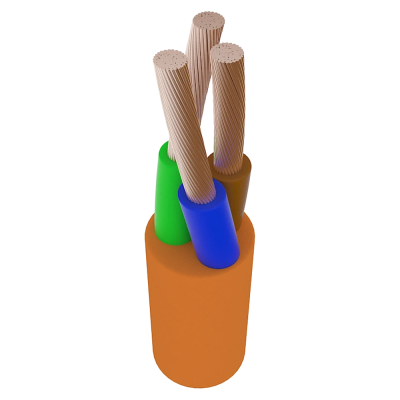 Кабель Мега-Кабель HXH-FE180/Е90-O 3х2,5 RE-0.6/1 kV(бухта 100 м)(NKK)