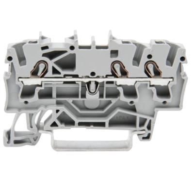 Клемма Wago TOPJOB S 3-контактн, 2,5-4 мм2 Клемма Wago TOPJOB S 3-контактн, 2,5-4 мм2