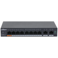Коммутатор 10 портов управляемый Dahua DH-CS4010-8ET-60 PoE