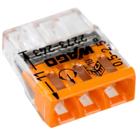 Клемма WAGO COMPACT 2273-243 3х2,5 (с пастой)
