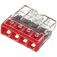 Клемма Wago 2273-204 4-провода 0,5-2,5мм2 (без пасты) Клемма Wago 2273-204 4-провода 0,5-2,5мм2 (без пасты)