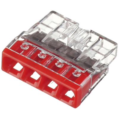 Клемма Wago 2273-204 4-провода 0,5-2,5мм2 (без пасты) Клемма Wago 2273-204 4-провода 0,5-2,5мм2 (без пасты)