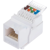 Модуль Hager Lumina WL9002 SLIM KeyStone RJ-45 UTP, кат.5е