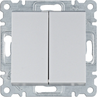Выключатель Hager Lumina WL0052 2-кл. универсальный