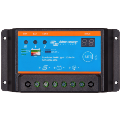 Контроллер заряда Victron Energy BlueSolar PWM-Light Charge Controller 12/24-5 Контроллер заряда Victron Energy BlueSolar PWM-Light Charge Controller 12/24-5