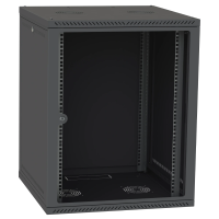Шафа серверна IPCOM СН-15U 600х450 скло RAL9005