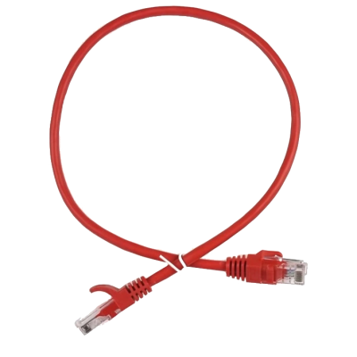Патч-корд красный EServer UTP CAT5e 0.25м Патч-корд красный EServer UTP CAT5e 0.25м